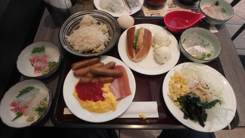 鯛めしと鯛料理の朝食ビュッフェ